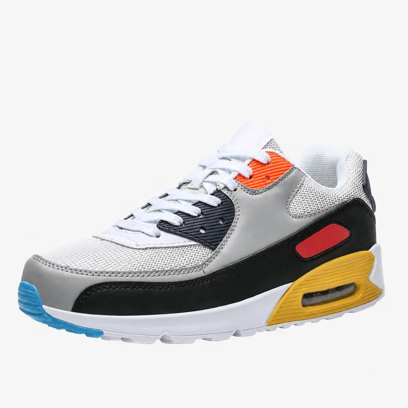 Air Cushioned Sneakers in Multicolor