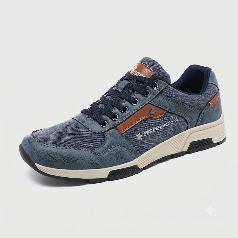 Men's Casual Flat Shoes in Blue