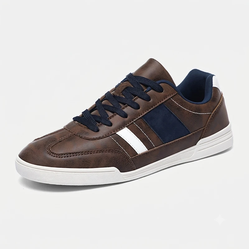 Men's Casual Flat Shoes in Brown